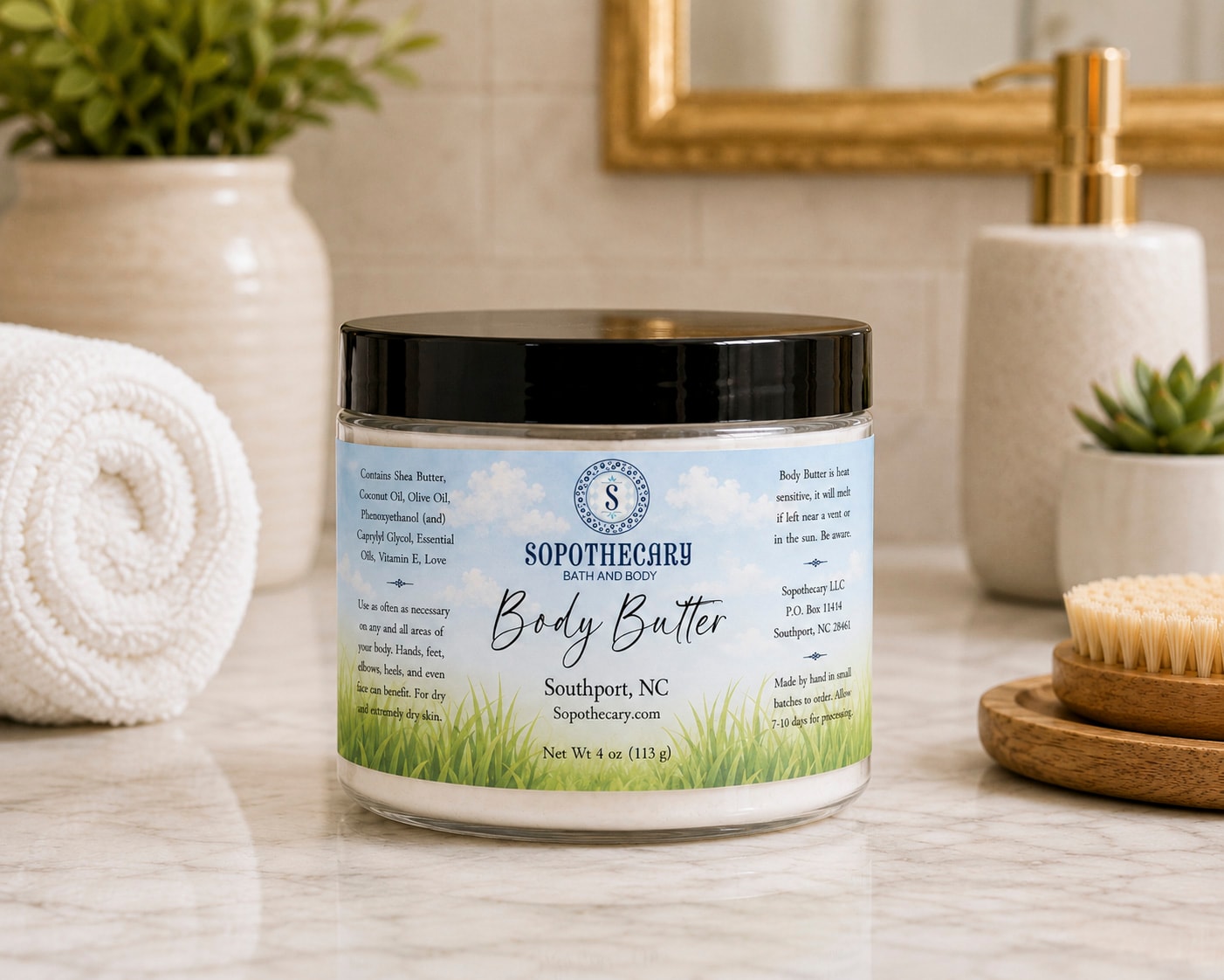 Sopothecary body lotion